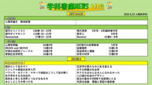 学科書庫NEWS6月号のサムネイル
